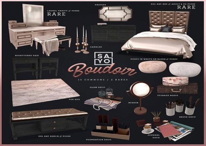 SAYO - Boudoir Gacha - Del Ray Bench / COMMON