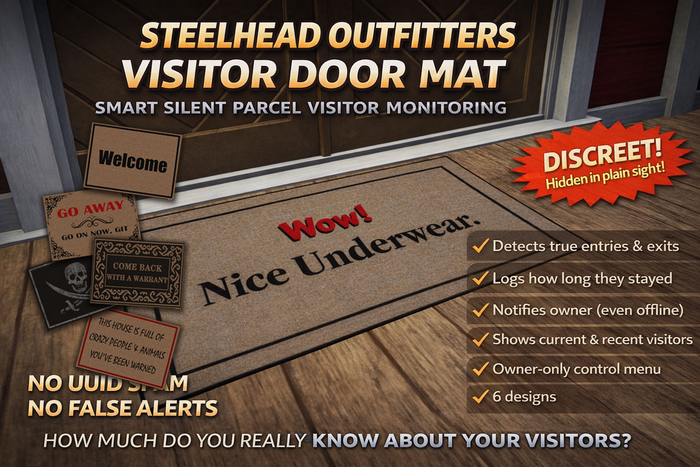 STEELHEAD VISITOR MONITOR DOOR MAT