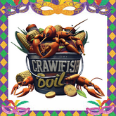 New Orleans Mardi Gras Crawfish Boil