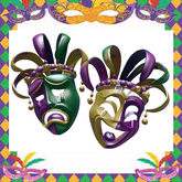 Carnival Mardi Gras Double Masks