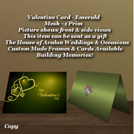 Valentine Card Emerald1