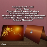 Valentine Card Gold1