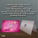 Valentine Card Pink on Pearl1