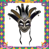 Mardi gras Jester Crown Mask G