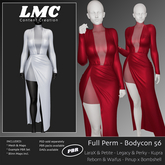 LMC Mesh - Bodycon 56 - High Slit Lace Gown 