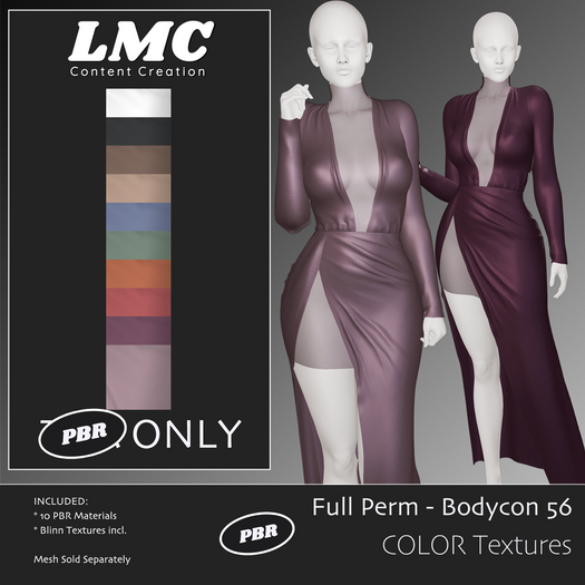LMC TGA - Colors - Textures for the LMC Bodycon 56 - 