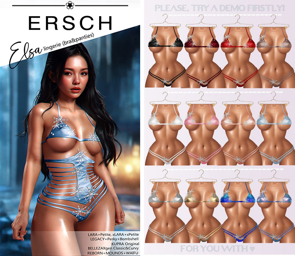 ERSCH - Elsa Lingerie -fatpack-