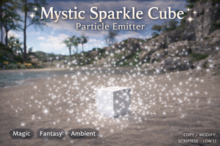 Mystic Sparkle Cube – Particle Emitter  Particle Snow Script 