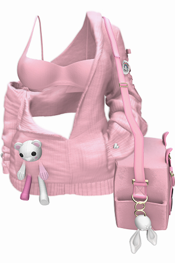 *CK* Teddy crush sweater ROSE