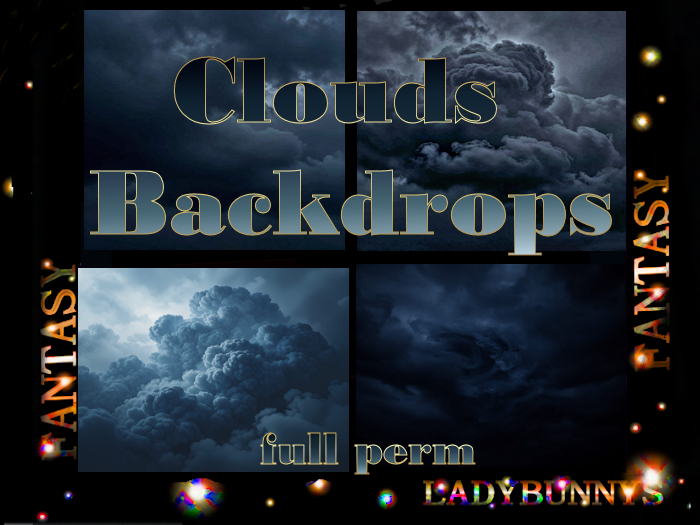Fantasy Background Textures-Clouds Backdrops-full perm photography textures