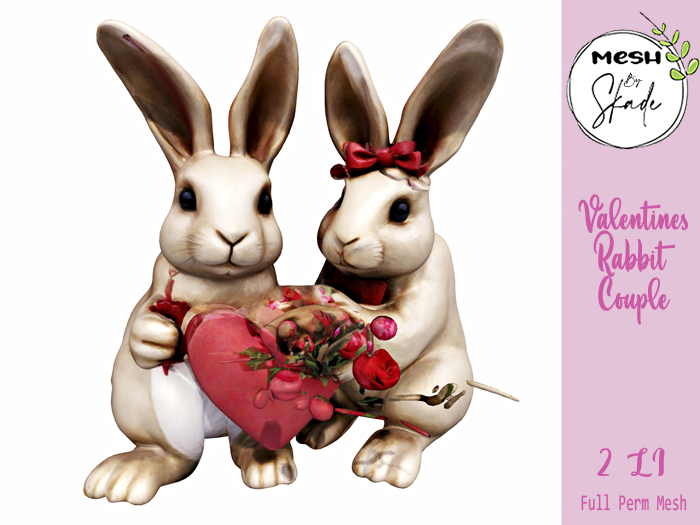 MBS - Valentines - Rabbit Couple Full Perm mesh Full Perm mesh