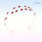 Red White Stars Headband