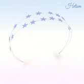 Sky White Stars Headband