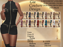 "GCD" Genie Zipper Dress FAT PACK