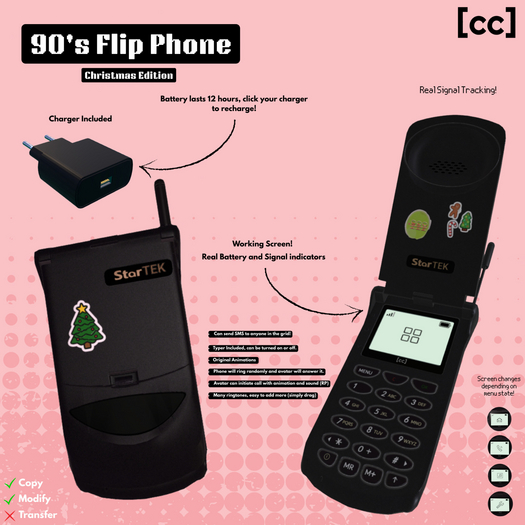 Code Captivity - 90's Flip Phone (Christmas Edition)