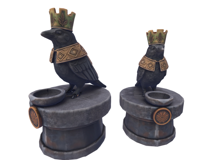 Crow King Statue FULL PERM
