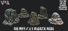 FULL PERM V*A 5 REALISTIC ROCKS