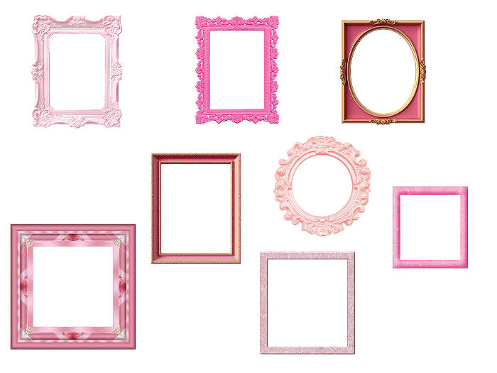 Picture frame (pink) FatPack