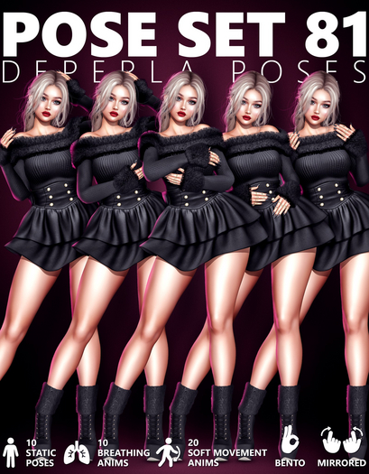 DePERLA POSES - Set 81 Static + Breathing + Soft Movement