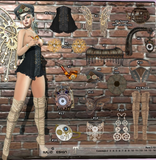 01 CORSET-[GIULIADESIGN] -ENOLA- RARE