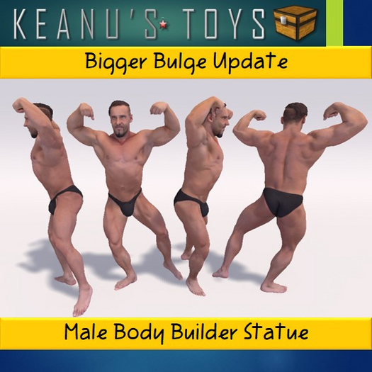Male Statue Body Builder Realistic 2LI