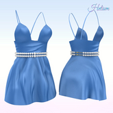 Blue Double Pearl Dress LaraX