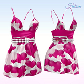 Pink Valentine Pearl Dress LaraX