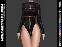 234 - MONAMALDITA - Texture Latex - Bodysuit