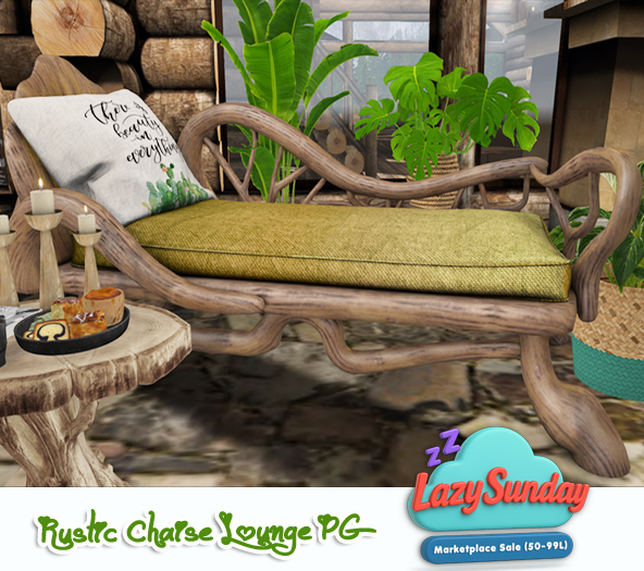 EVH Rustic Chaise Lounge PG