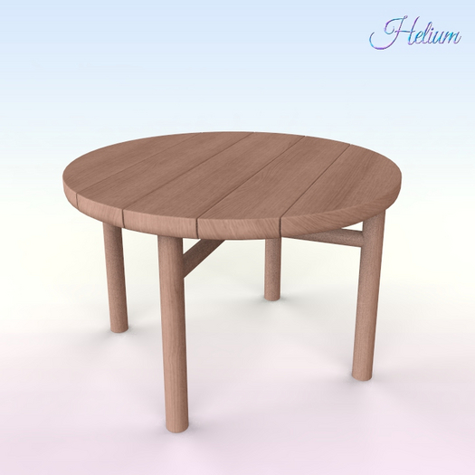 Light Wood Top Balcony Table