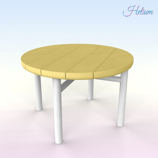 Yellow Top Balcony Table