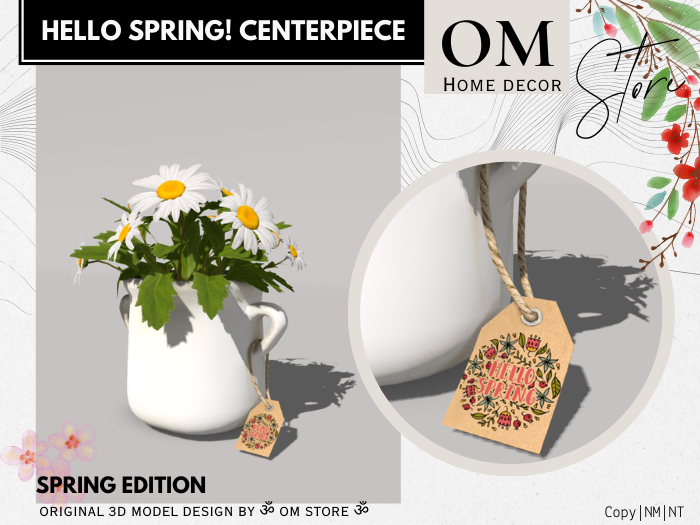 |OM| Hello Spring! Centerpiece