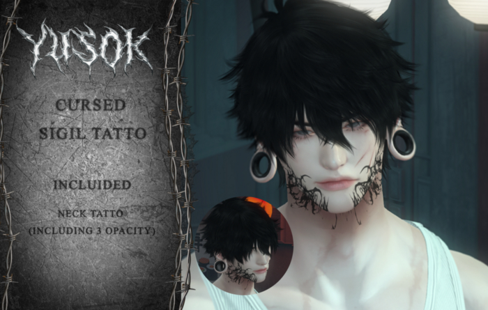 YK CURSED SIGIL TATTO