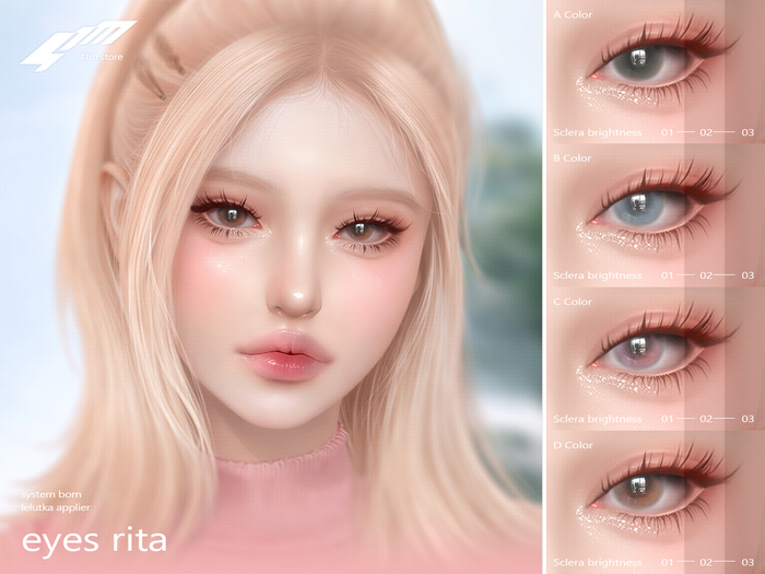 41m / Eyes Rita: 12 Colors