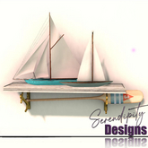 Serendipity Designs - Cape May BR Nautical Wall Shelf