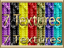 [ Intricately Knit Seamless 02 ] 7 Textures