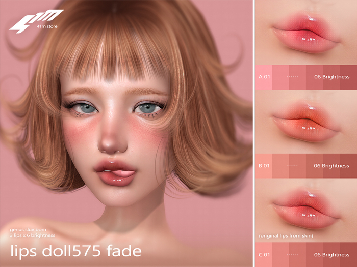 41m / Lips Doll575 / Genus FADE: 18 Colors