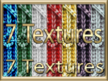 [ Intricately Knit Seamless 03 ] 7 Textures