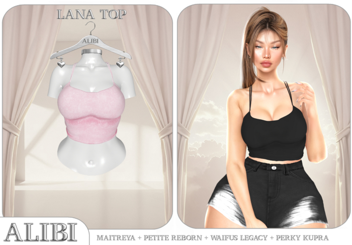 ALIBI - Lana Set Top (Pink)