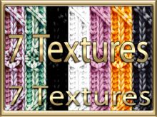 [ Intricately Knit Seamless 04 ] 7 Textures