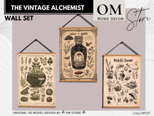 |OM| The Vintage Alchemist Wall Set