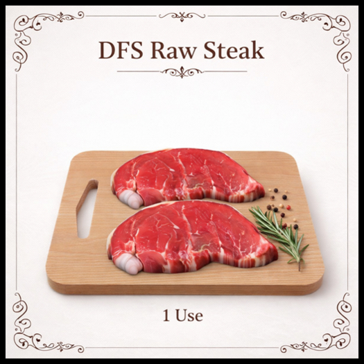 DFS Raw Steak - ACTUAL ITEM