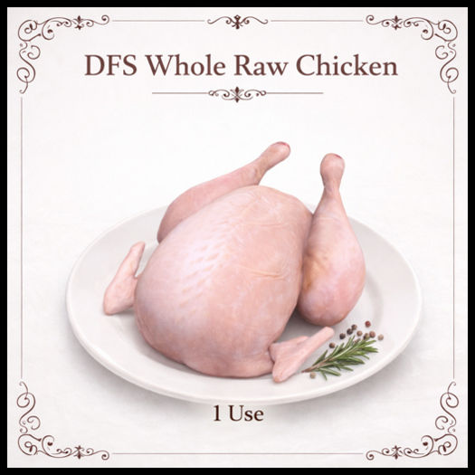 DFS Whole Raw Chicken - ACTUAL ITEM