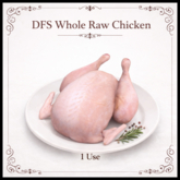 DFS Whole Raw Chicken - ACTUAL ITEM