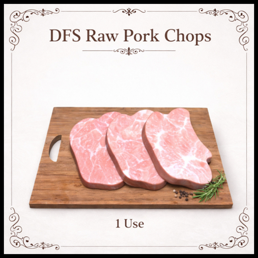 DFS Raw Pork Chops - ACTUAL ITEM