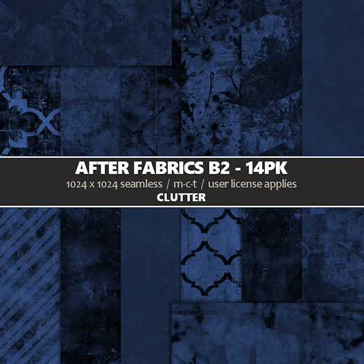 Clutter - After Fabrics B2 - 14PK