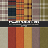 Clutter - Atwater Fabrics 1 - 12PK