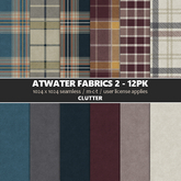 Clutter - Atwater Fabrics 2 - 12PK