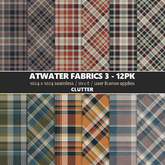 Clutter - Atwater Fabrics 3 - 12PK