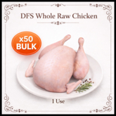 DFS Whole Raw Chicken [BULK 50] ACTUAL ITEM